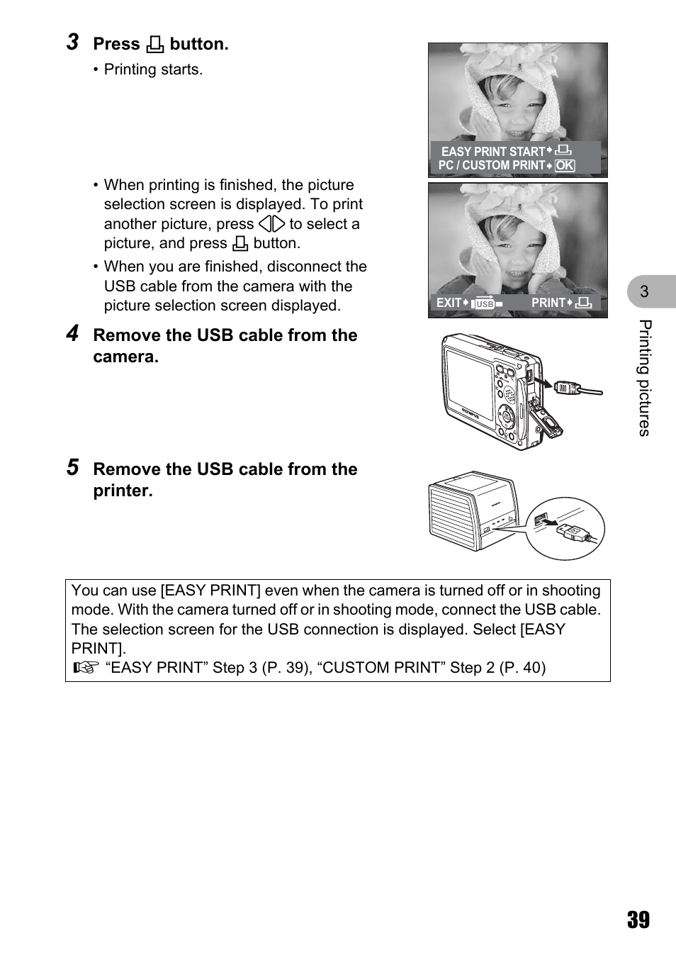 Olympus Stylus 720 SW User Manual | Page 39 / 83