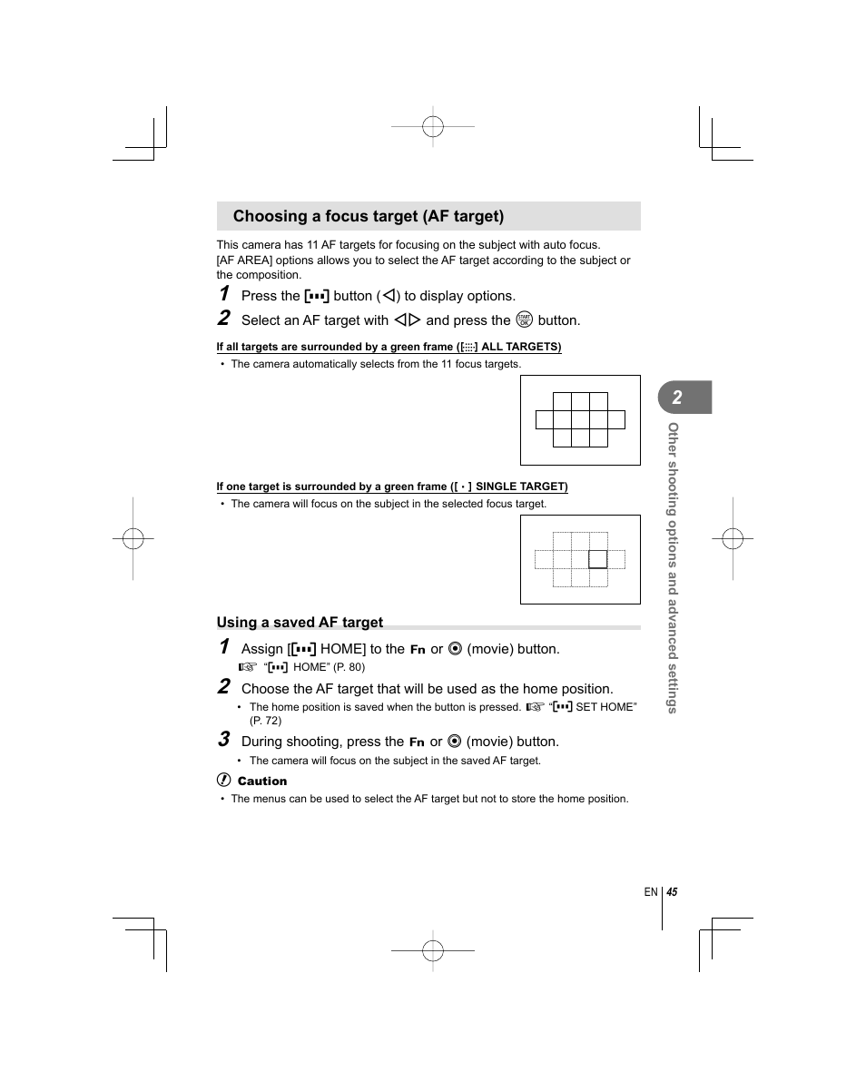 Olympus E-PL1 User Manual | Page 45 / 124