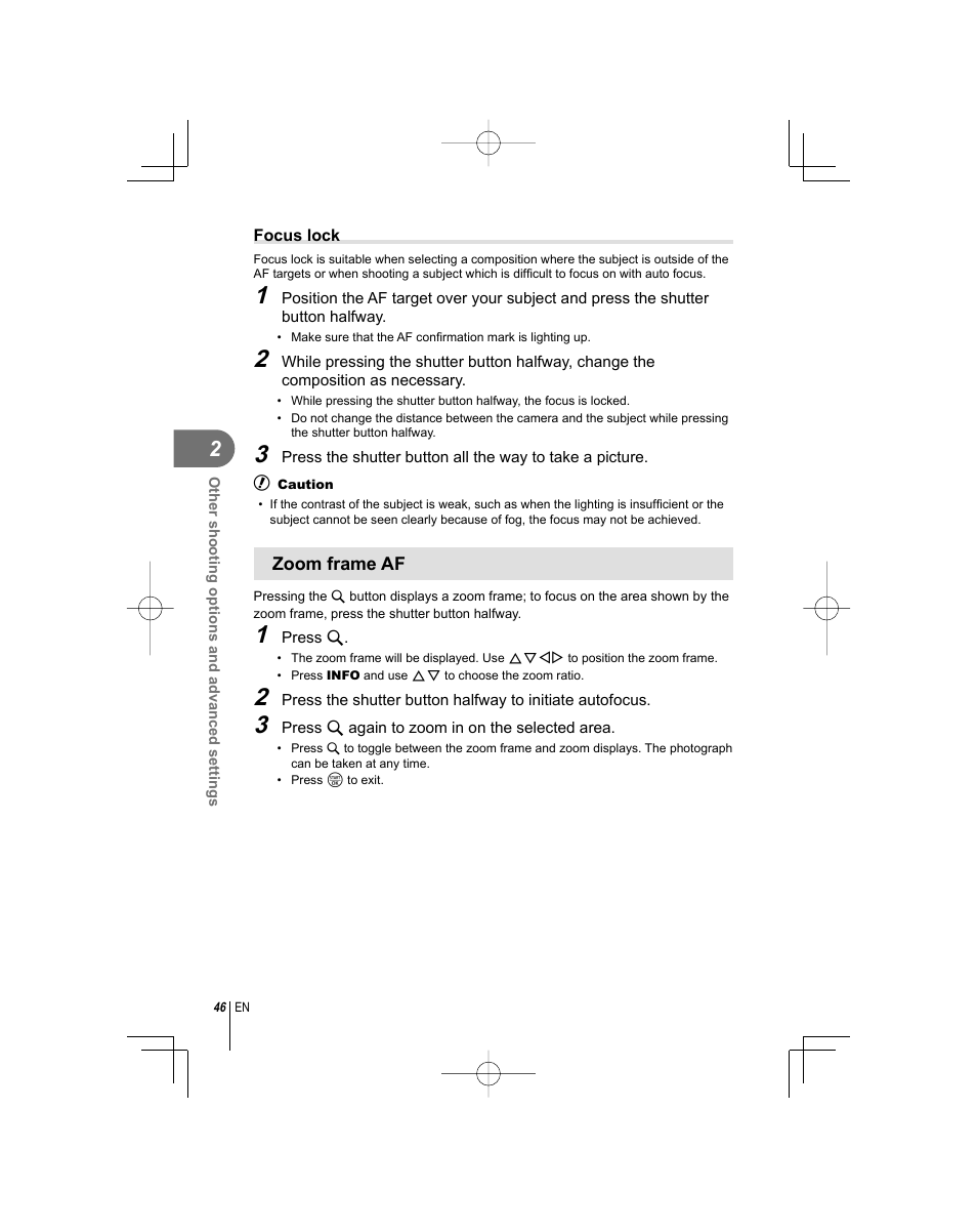 Olympus E-PL1 User Manual | Page 46 / 124