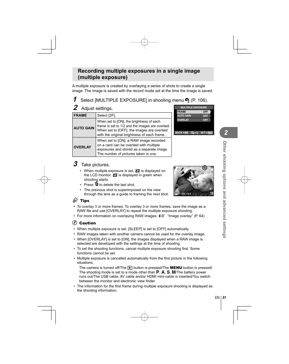 Olympus E-PL1 User Manual | Page 51 / 124