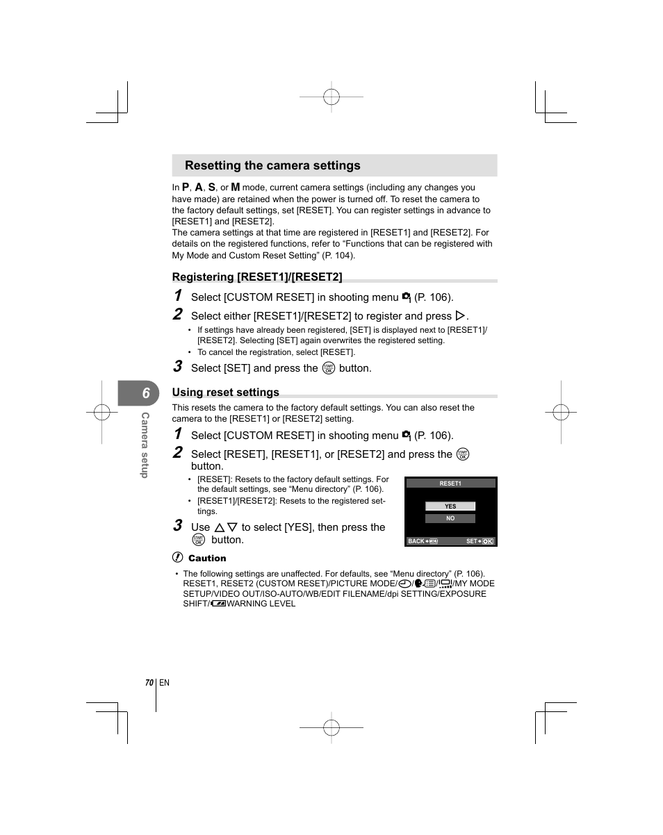 Olympus E-PL1 User Manual | Page 70 / 124