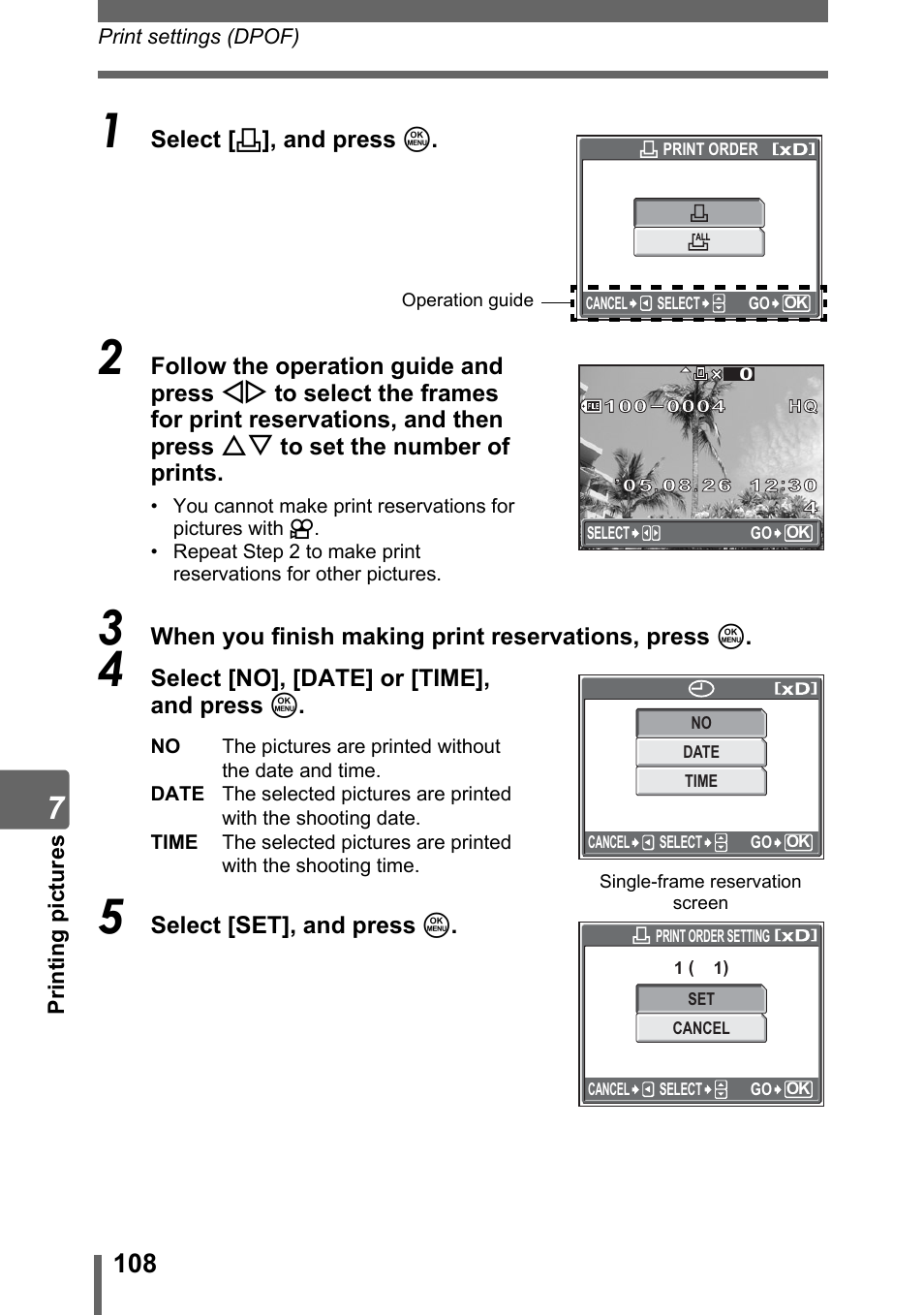 Olympus Stylus 800 Digital User Manual | Page 108 / 166