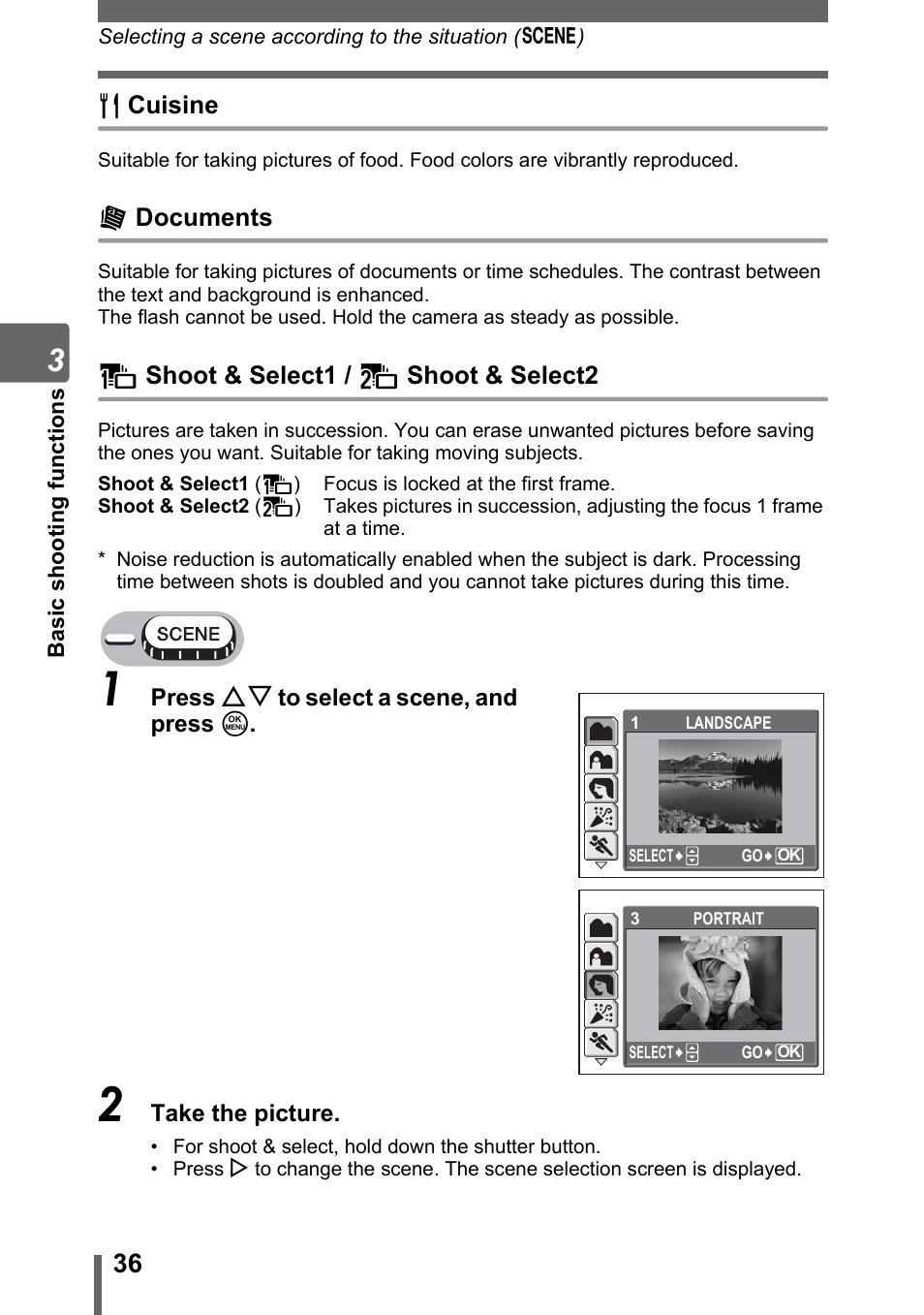 Olympus Stylus 800 Digital User Manual | Page 36 / 166