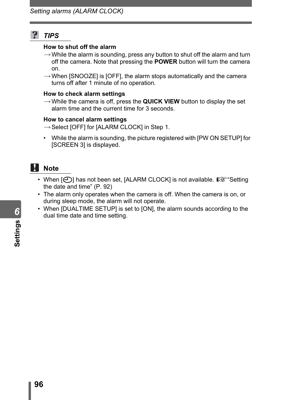 Olympus Stylus 800 Digital User Manual | Page 96 / 166