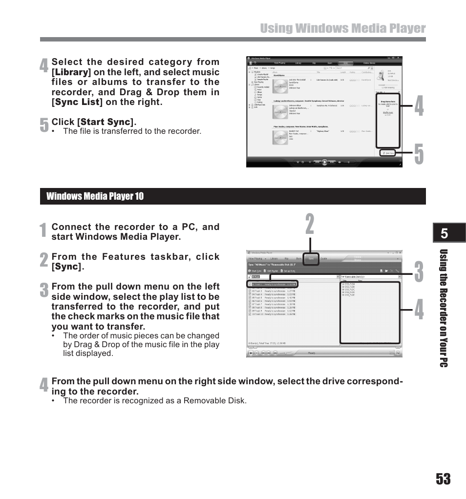 Olympus LS-10 User Manual | Page 53 / 71