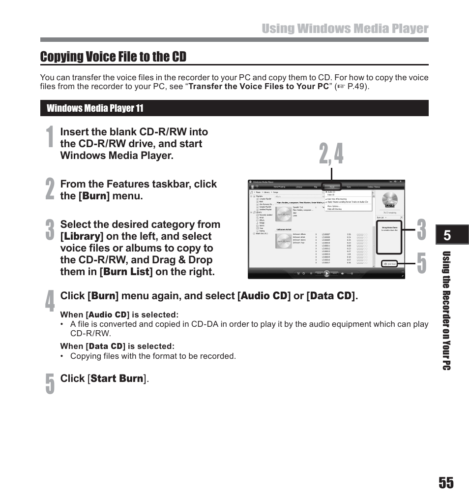 Olympus LS-10 User Manual | Page 55 / 71