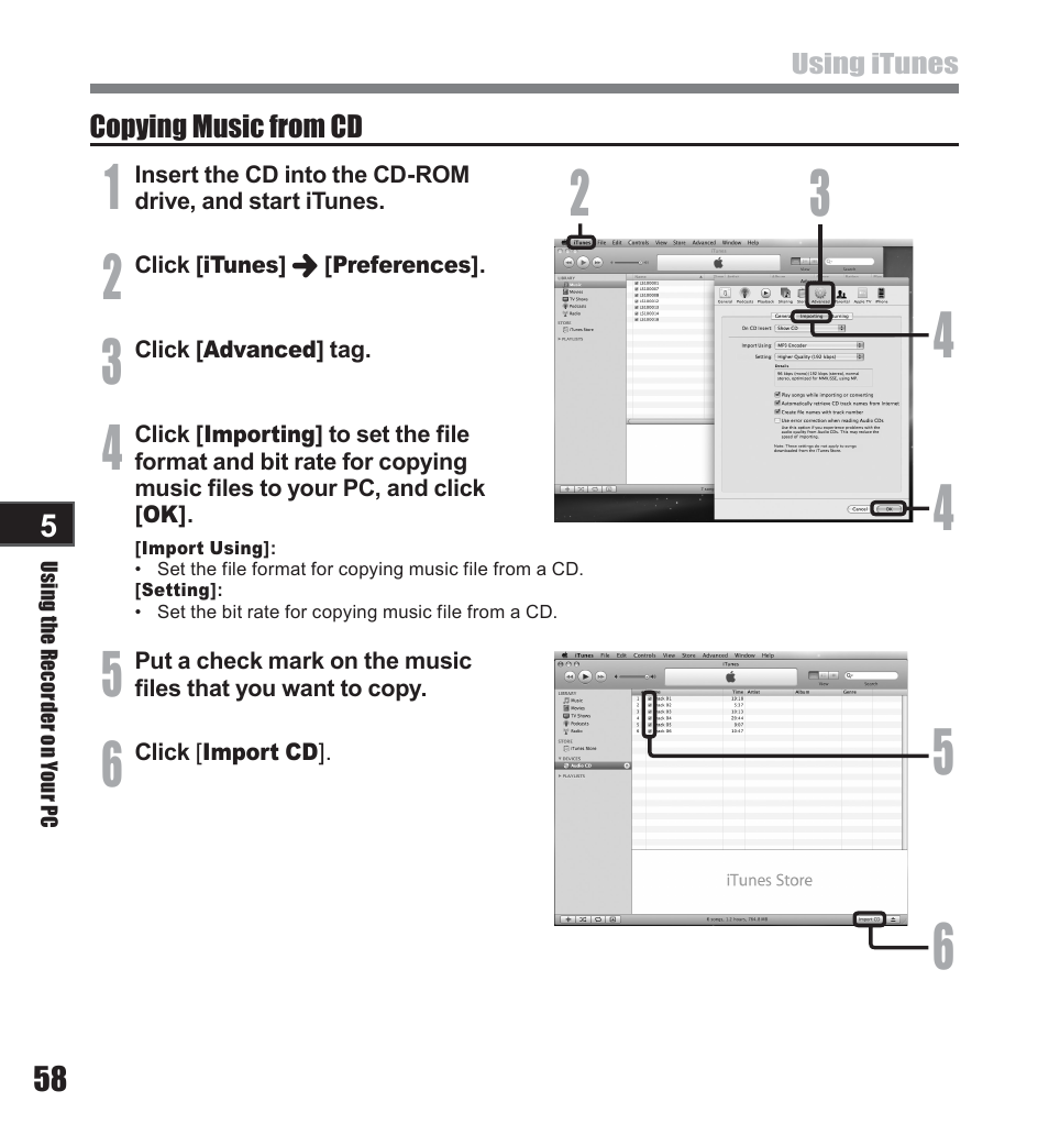 Olympus LS-10 User Manual | Page 58 / 71