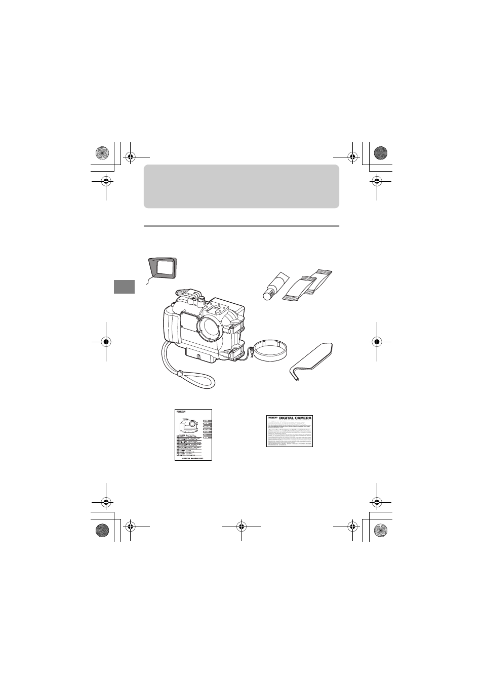 Préparatifs, Contrôle du contenu de l’emballage | Olympus PT-035 User Manual | Page 86 / 268