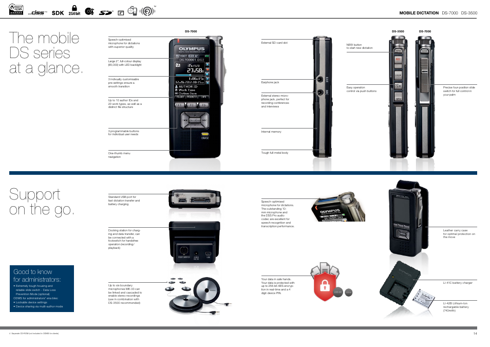 Good to know for administrators | Olympus RS31 User Manual | Page 11 / 14