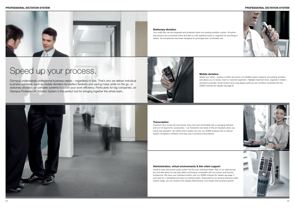 Speed up your process | Olympus RS31 User Manual | Page 4 / 14