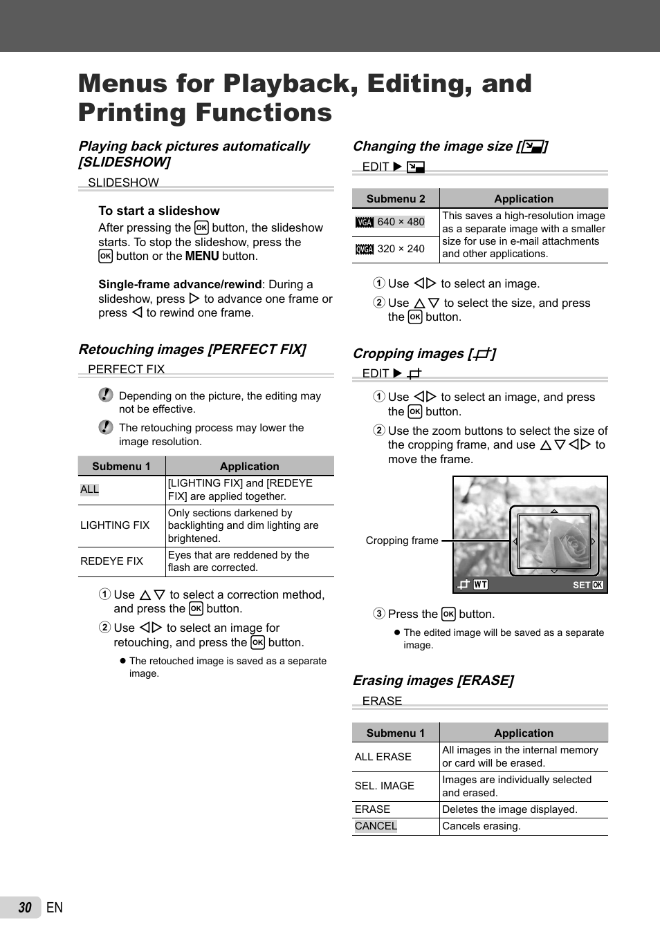 30 en | Olympus X-43 User Manual | Page 30 / 59