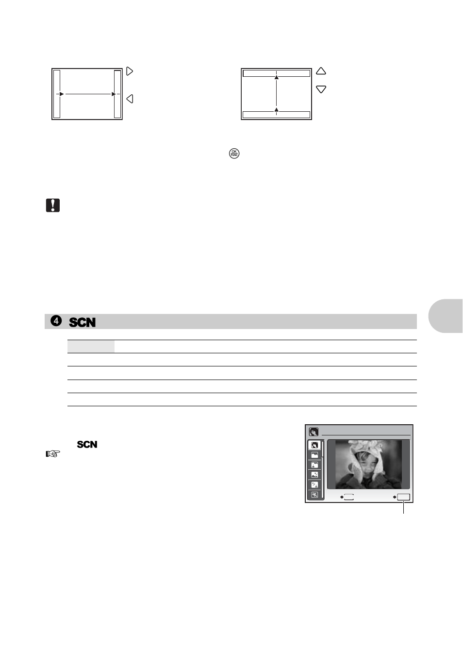 P.37, Me nu opera tions, 4s (scene) | Olympus SP-570 UZ User Manual | Page 37 / 96