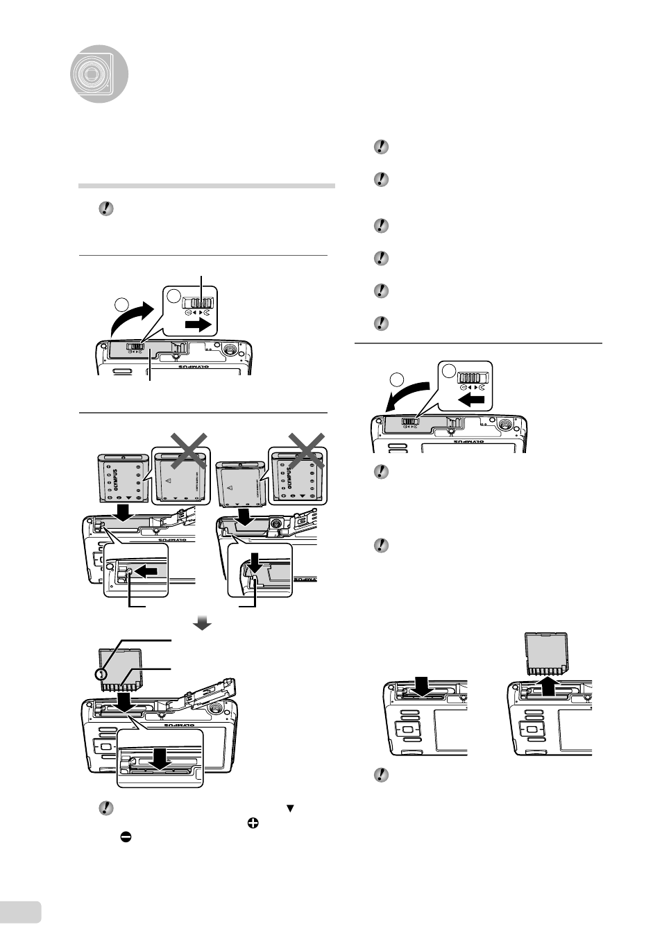 Preparing the camera, 10 en | Olympus X-960 User Manual | Page 10 / 61