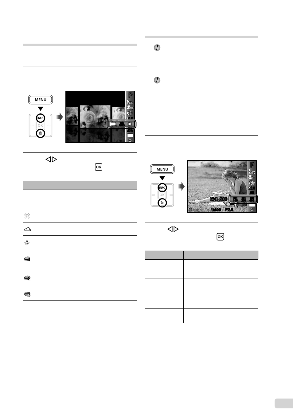 Selecting the iso sensitivity | Olympus X-960 User Manual | Page 25 / 61
