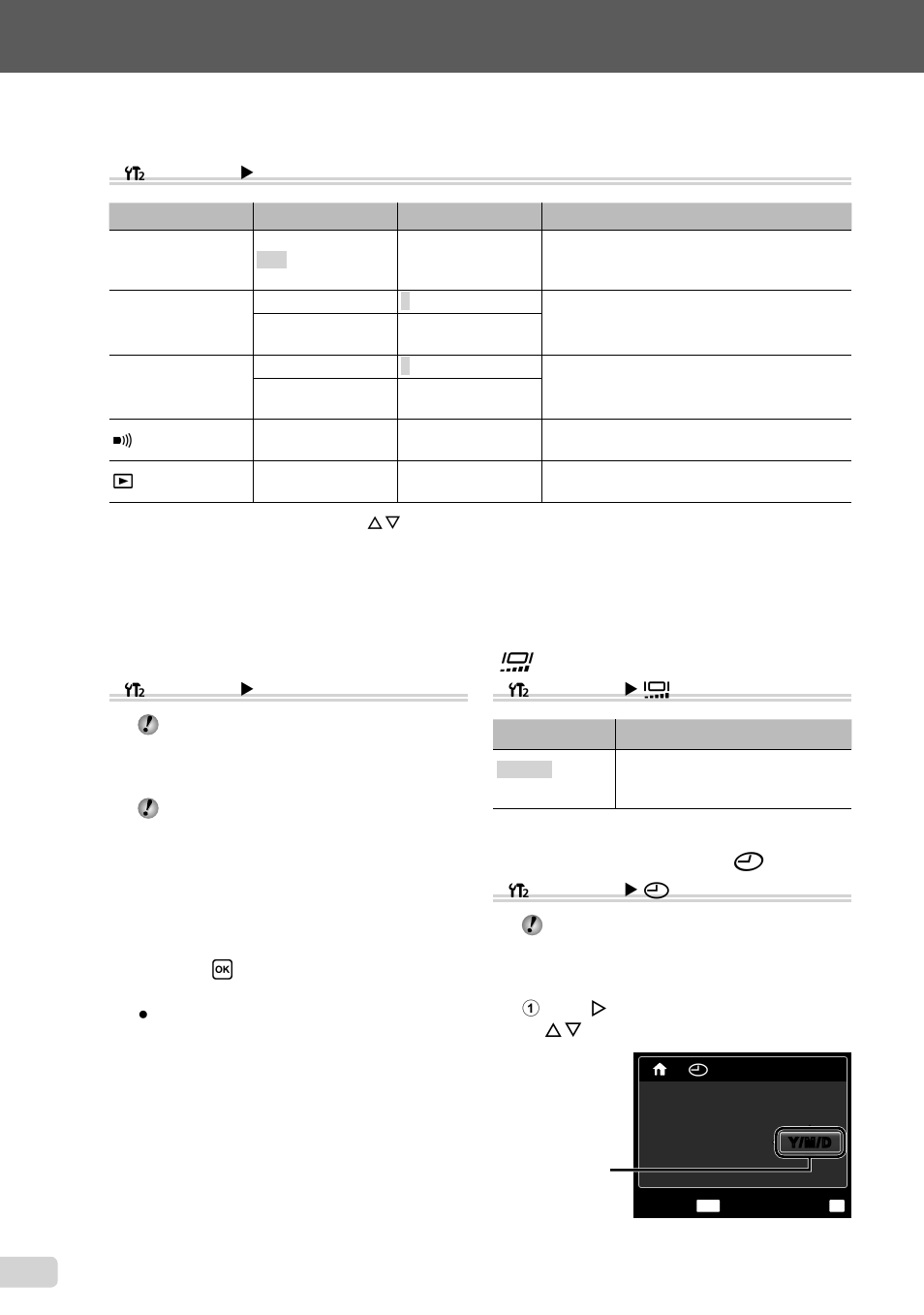 34 en, Adjusting the brightness of the monitor [ s, Setting the date and time [ x | Olympus X-960 User Manual | Page 34 / 61