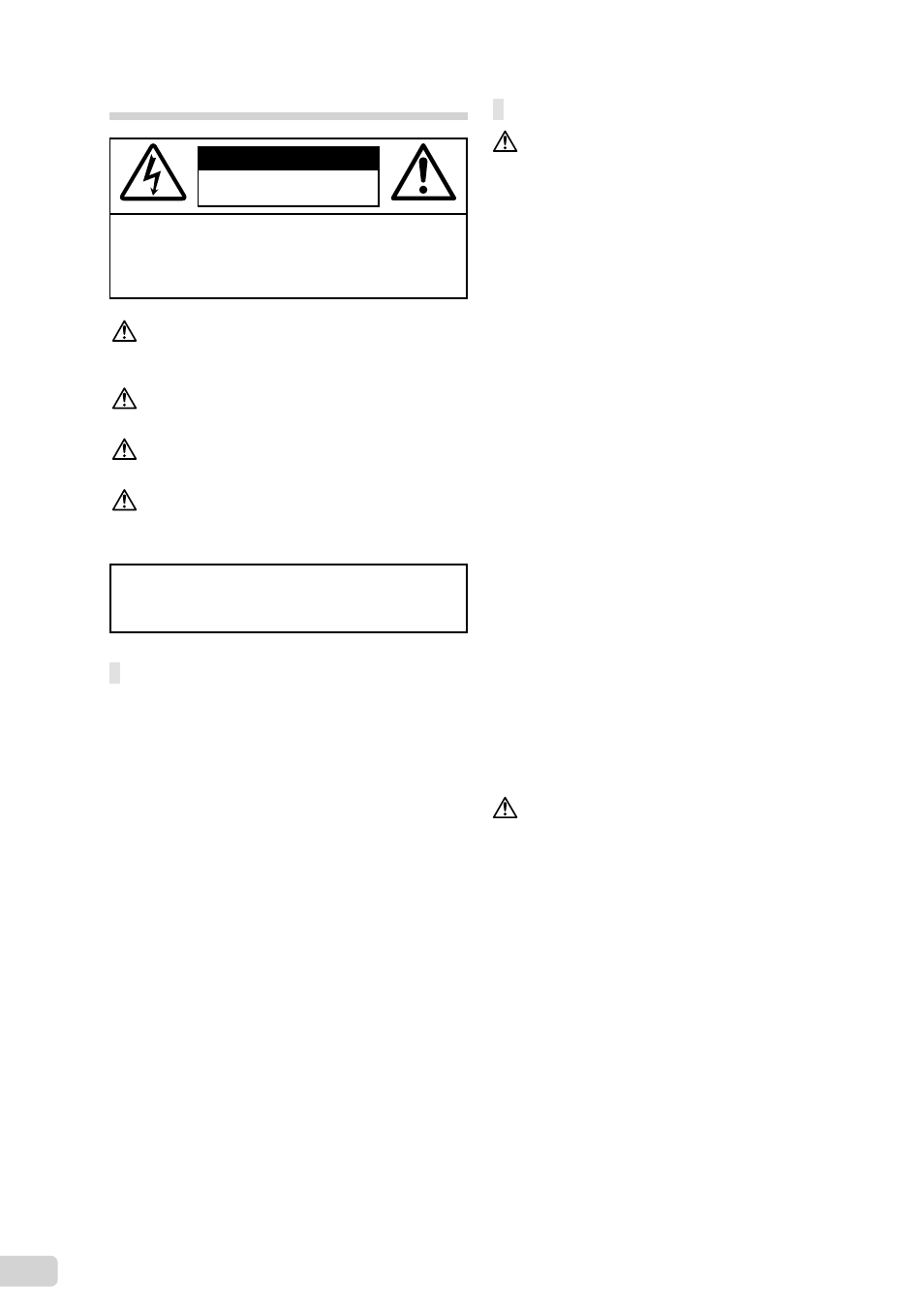 50 en safety precautions, General precautions, Handling the camera | Olympus X-960 User Manual | Page 50 / 61