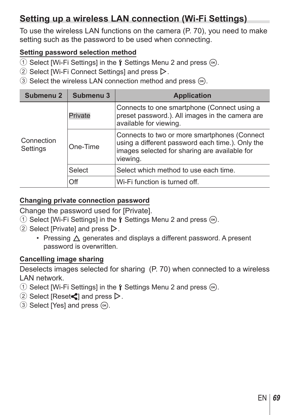 Olympus SH1 User Manual | Page 69 / 113