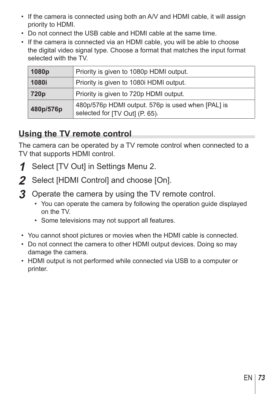 Olympus SH1 User Manual | Page 73 / 113