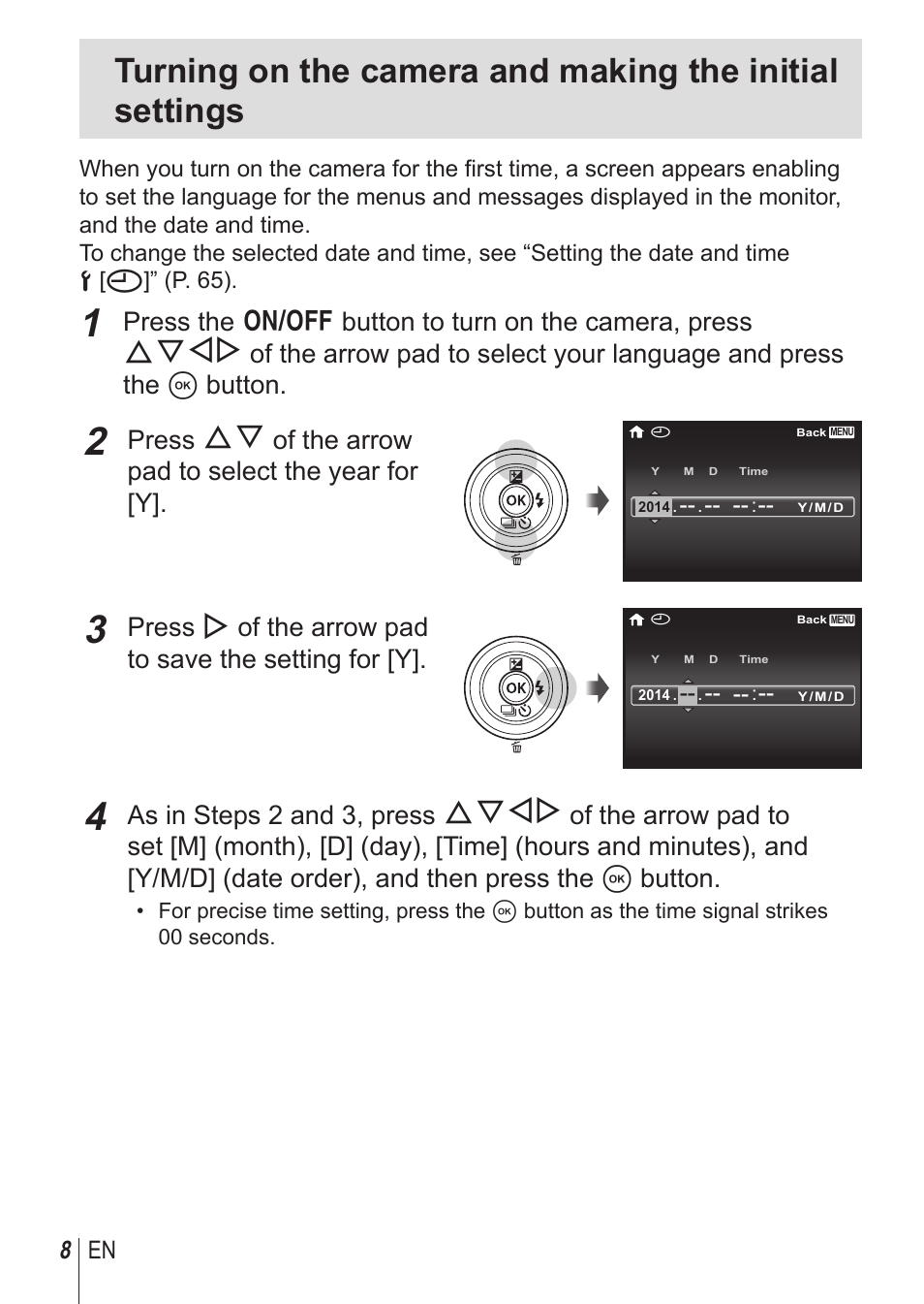8 en | Olympus SH1 User Manual | Page 8 / 113