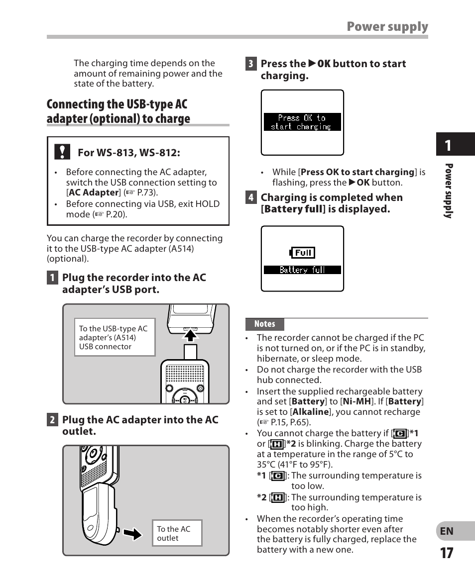 Olympus WS-811 User Manual | Page 17 / 95