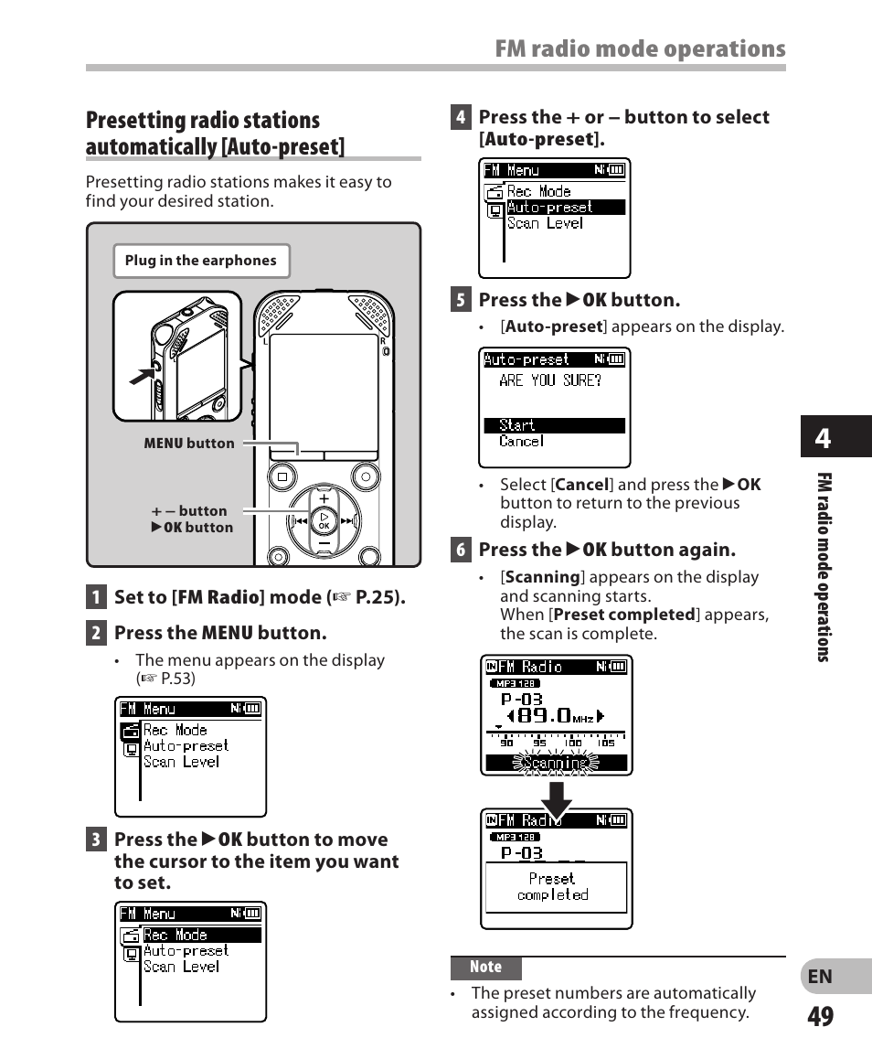 Olympus WS-811 User Manual | Page 49 / 95
