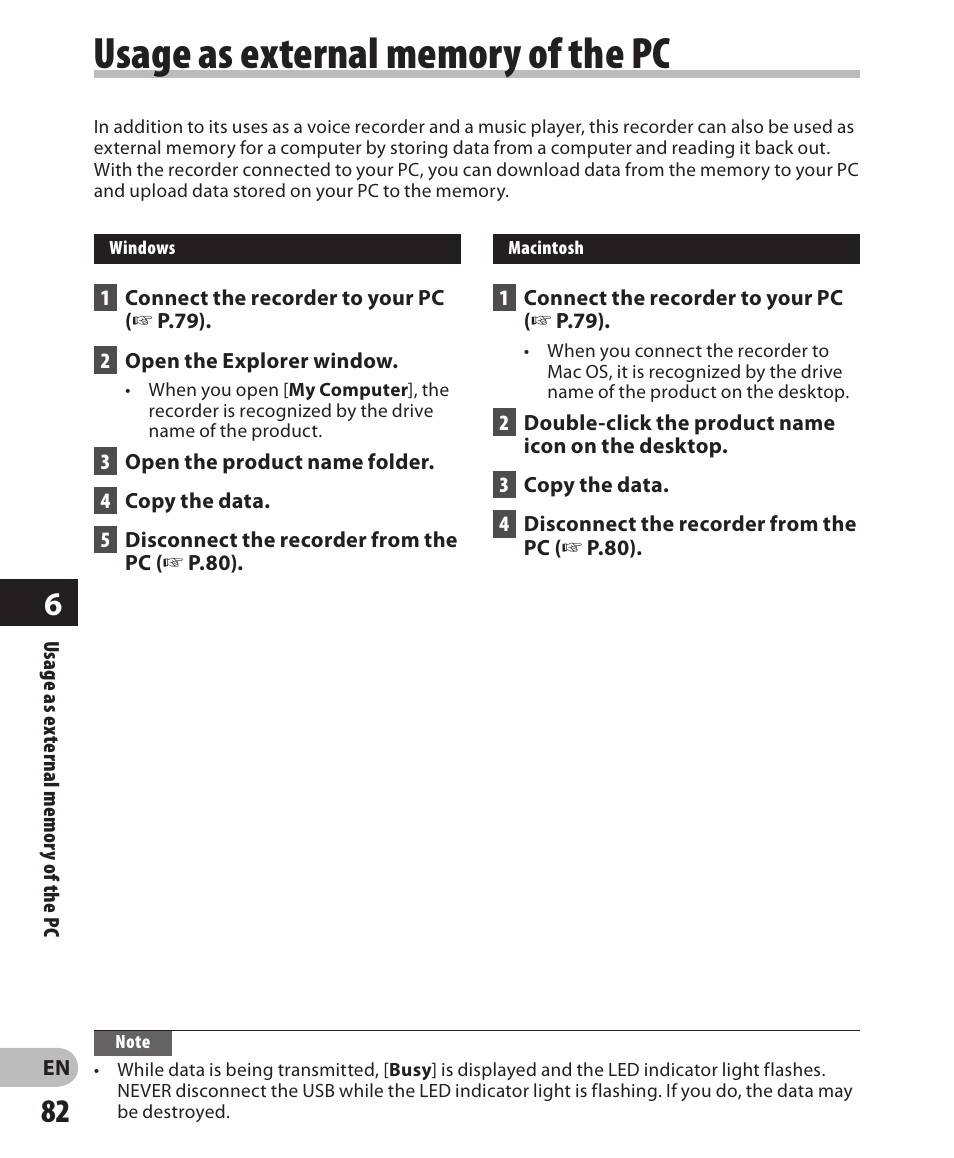 Olympus WS-811 User Manual | Page 82 / 95