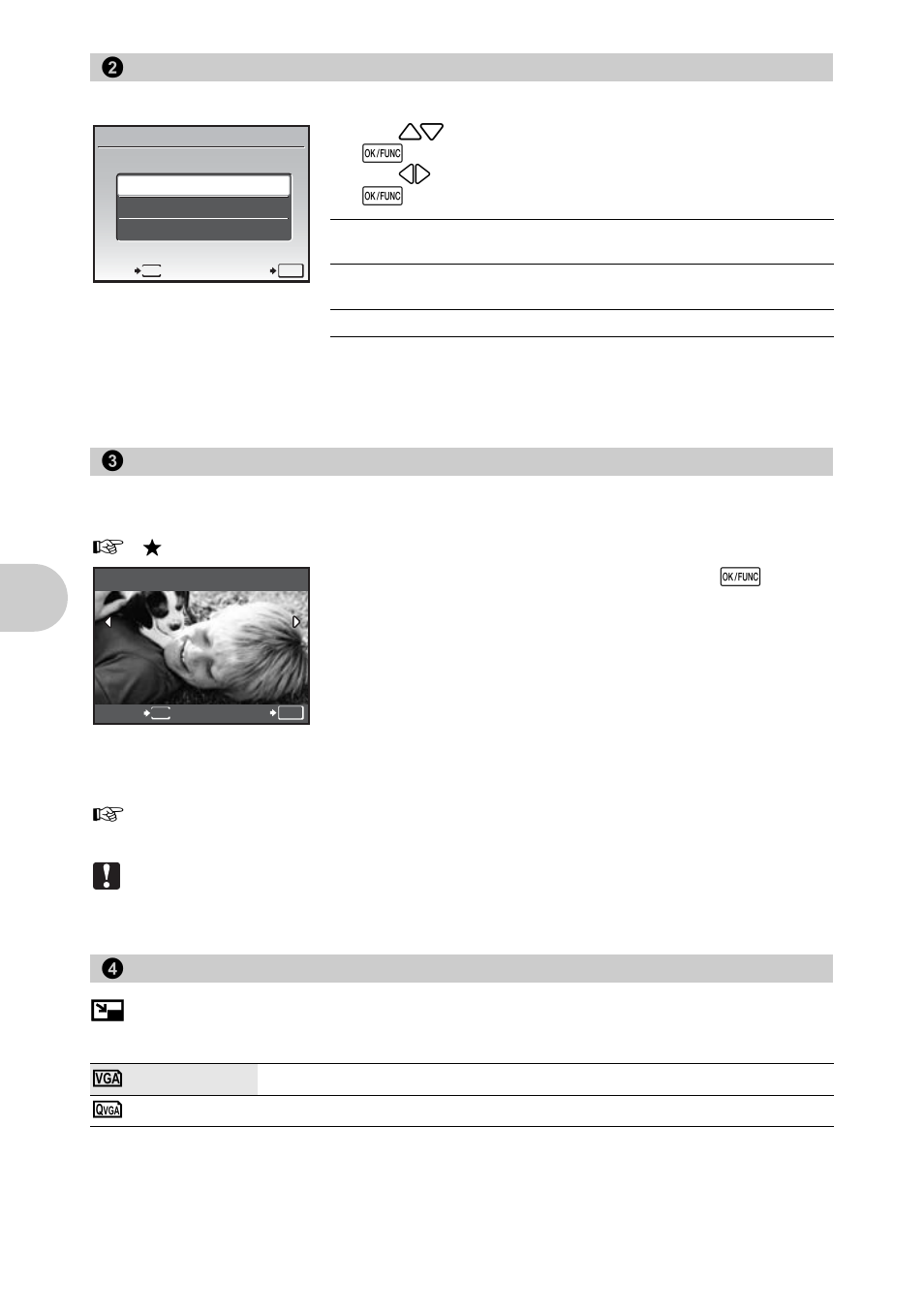 Editing images, Adding favorite images, Edit | Changing the size of pictures, Add favorite adding favorite images” (p.30), G “perfect fix editing images” (p.30), Men u operat io ns | Olympus 840 User Manual | Page 30 / 79