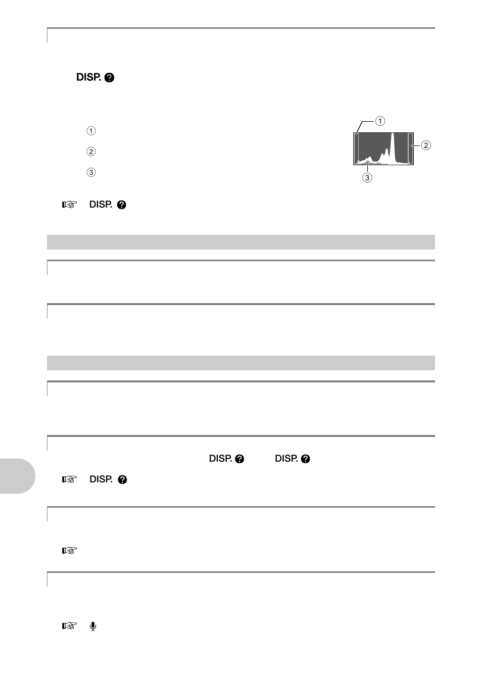 Playback help and troubleshooting tips, The red-eye cannot be fixed, The light is caught in the picture | Playback tips, Playing back the picture in the internal memory, Viewing picture information, Quickly displaying a desired picture, Erasing sound recorded to still pictures | Olympus 840 User Manual | Page 56 / 79