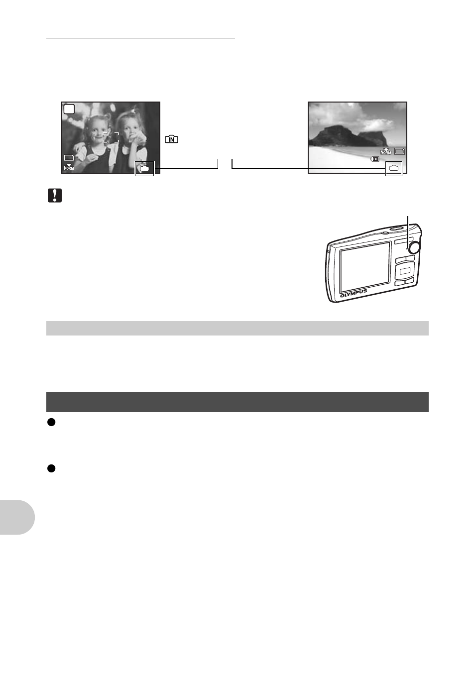 Ac adapter, Using your charger and ac adapter abroad, G“using the internal memory or card” (p.64) | App endi x, Shooting mode playback mode | Olympus 840 User Manual | Page 64 / 79