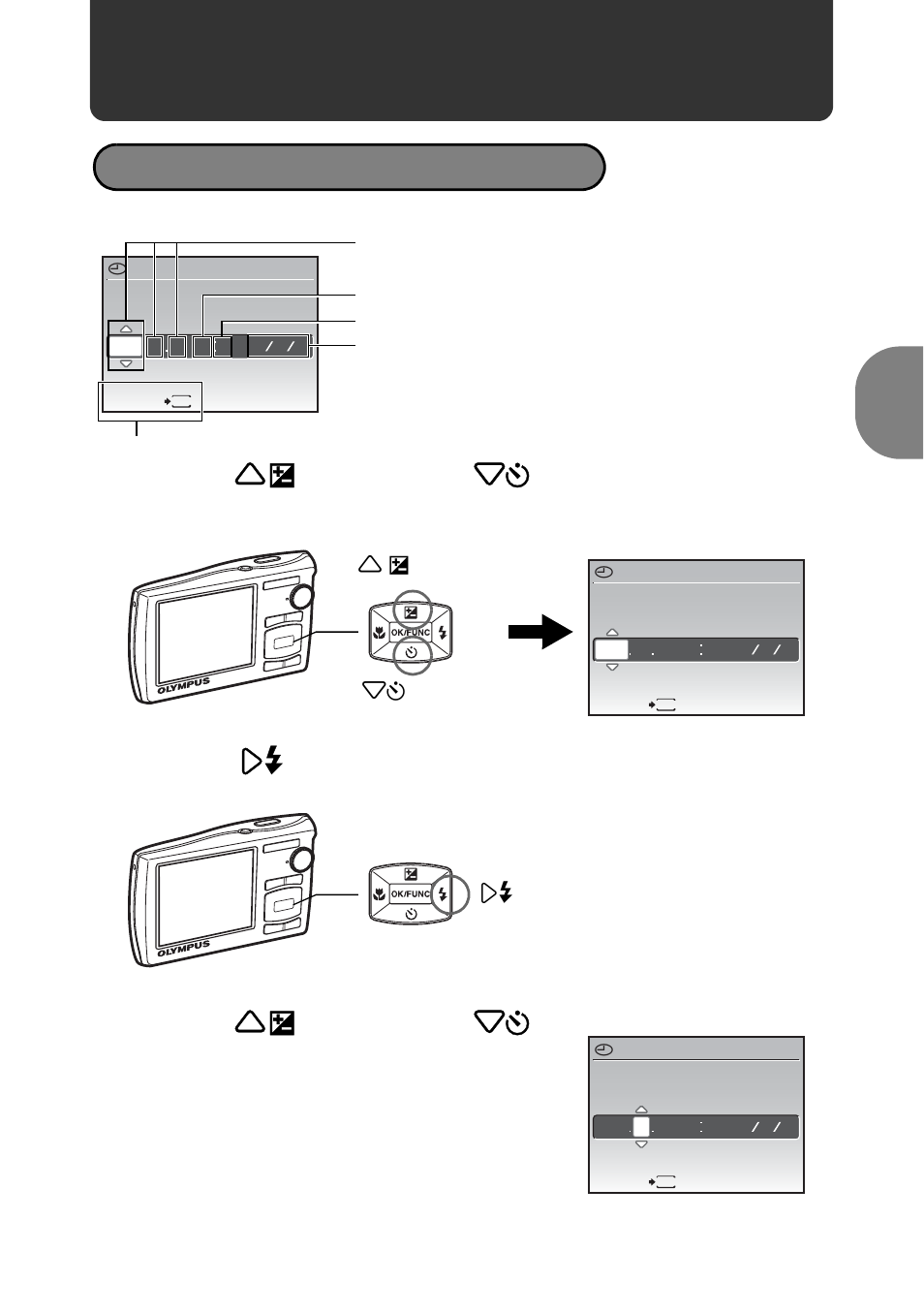7set date and time, Quic k sta rt guid e | Olympus 840 User Manual | Page 7 / 79
