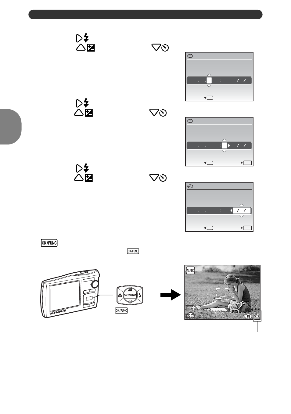 Quick start guide, Set date and time | Olympus 840 User Manual | Page 8 / 79