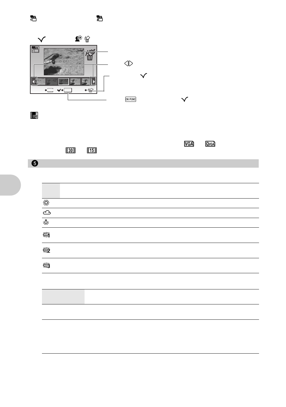 Camera menu, Adjusting the color of a picture, Changing the iso sensitivity | Adjusting the color of a picture” (p.26), Iso changing the iso sensitivity” (p.26), P.26, Men u operat io ns | Olympus 1020 User Manual | Page 26 / 78