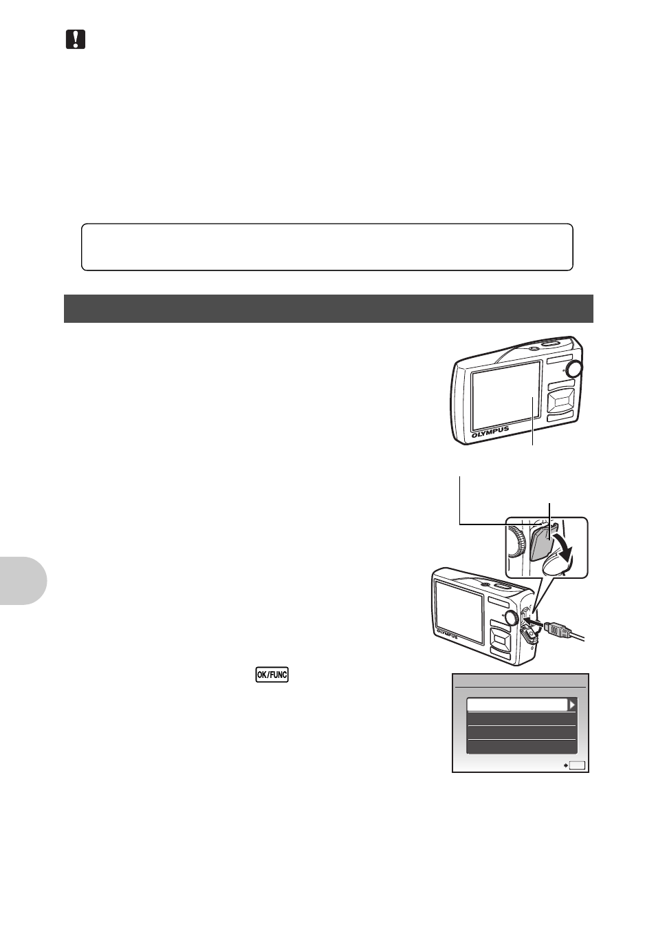 Connecting the camera to a computer | Olympus 1020 User Manual | Page 46 / 78