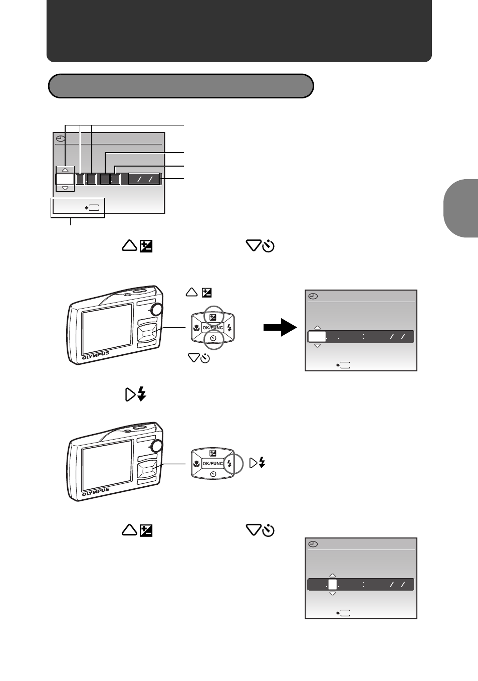 7set date and time, Quic k sta rt guid e | Olympus 1020 User Manual | Page 7 / 78