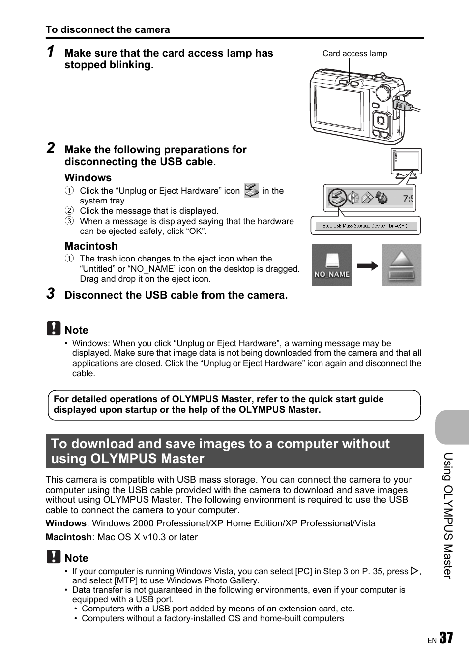 Olympus FE-310 User Manual | Page 37 / 61