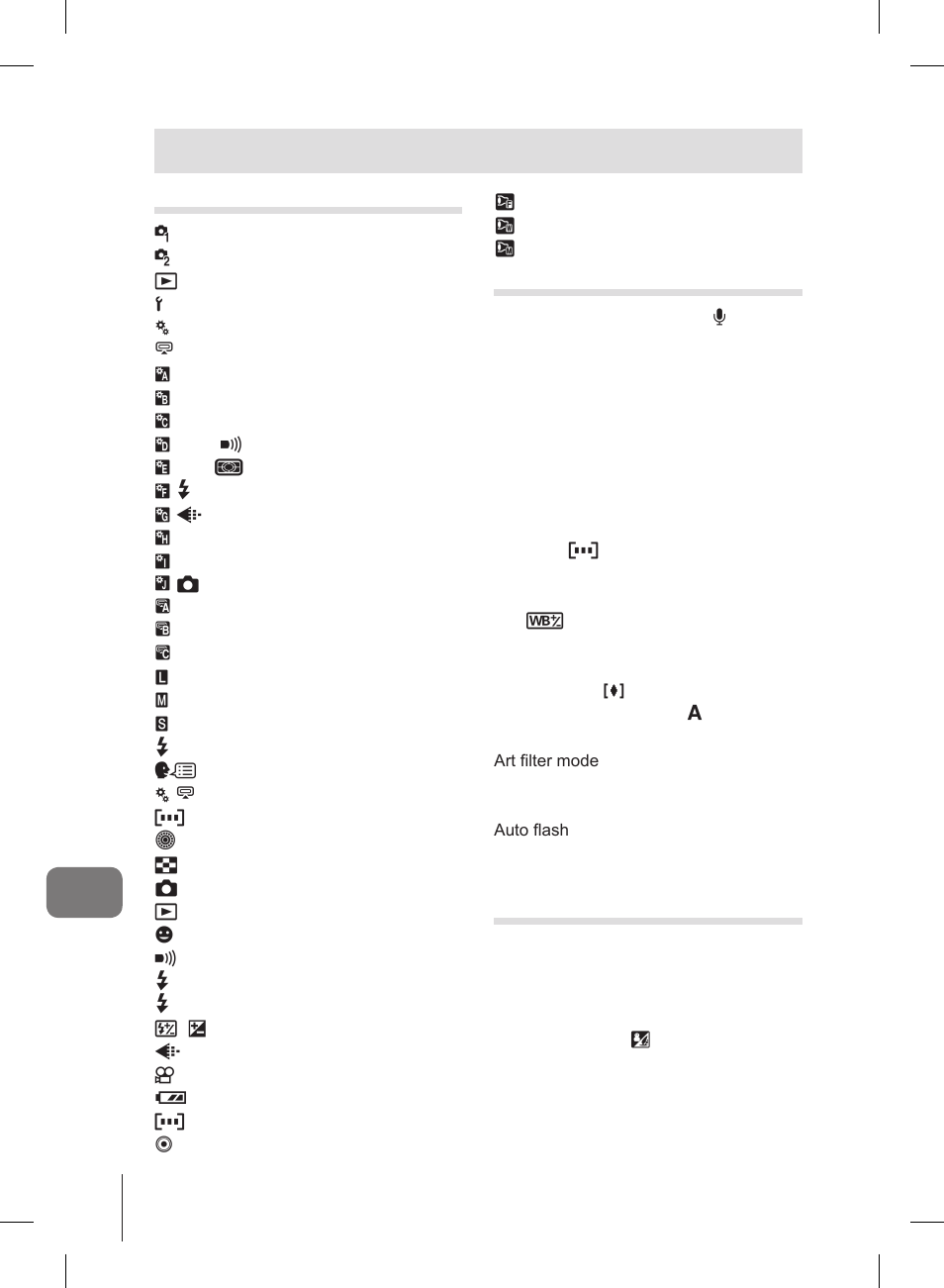 Index | Olympus E-PL2 User Manual | Page 122 / 127