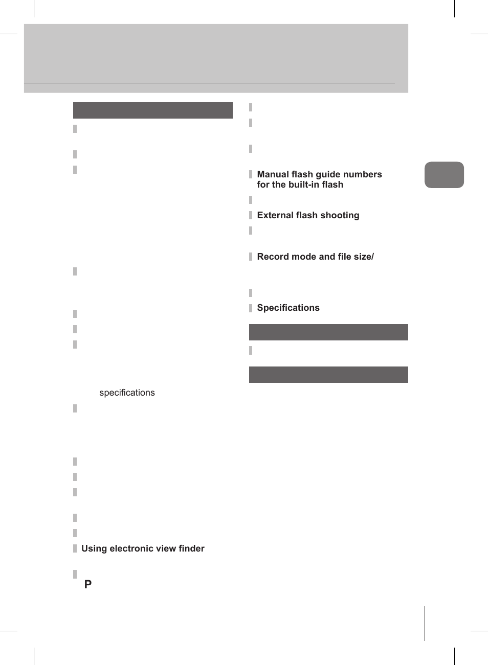 Olympus E-PL2 User Manual | Page 29 / 127