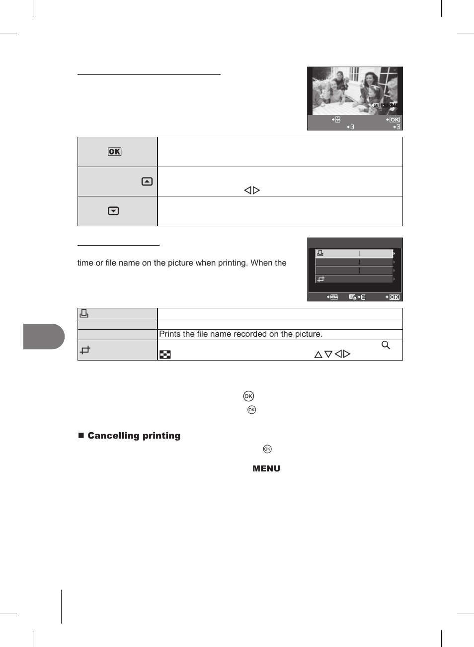 Printing pictures | Olympus E-PL2 User Manual | Page 76 / 127