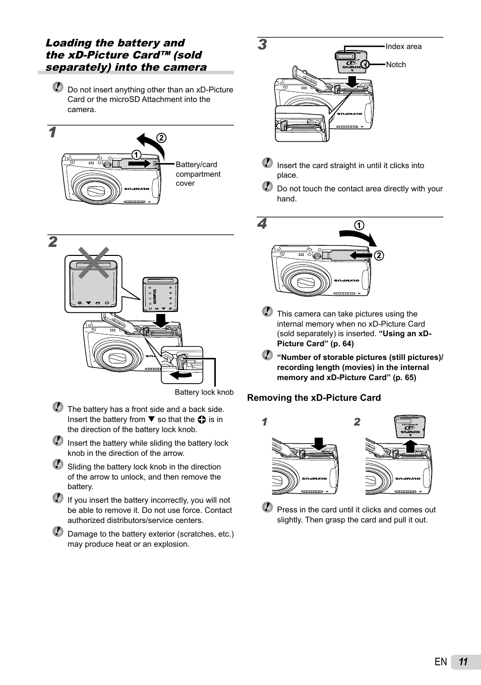 11 en | Olympus 1060 User Manual | Page 11 / 76