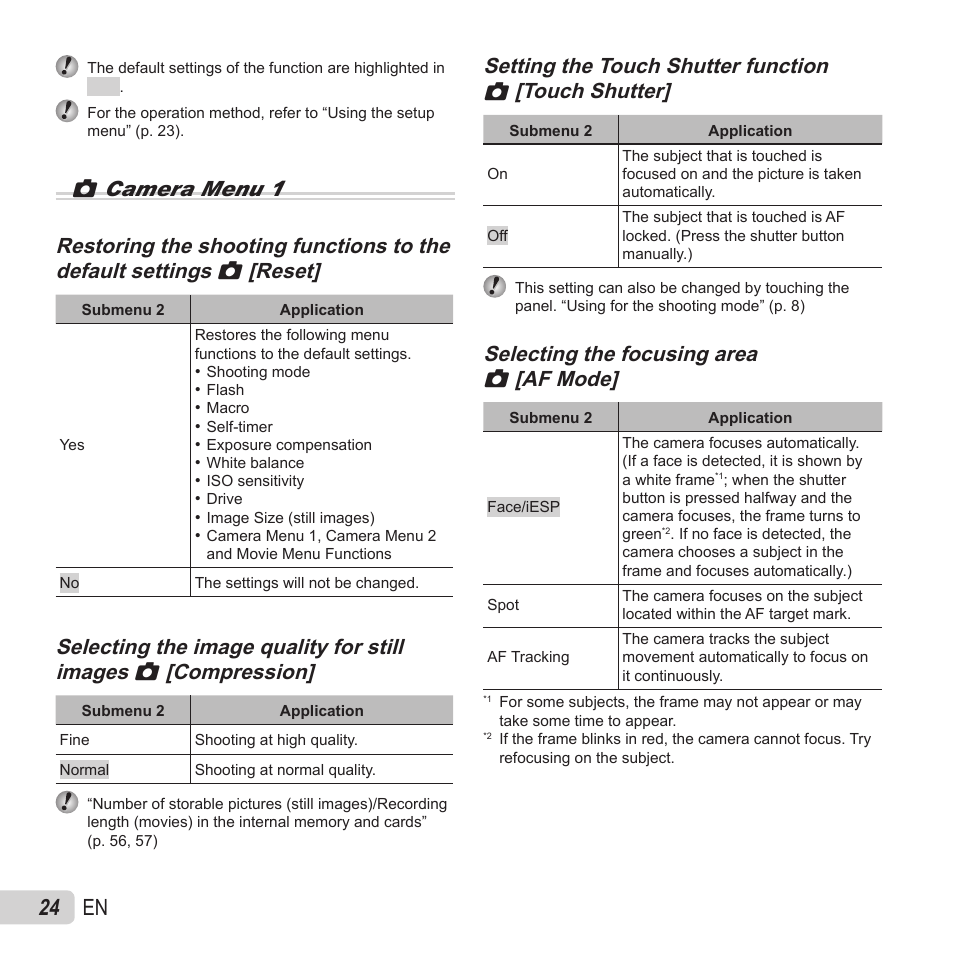 24 en | Olympus VH-410 User Manual | Page 24 / 71