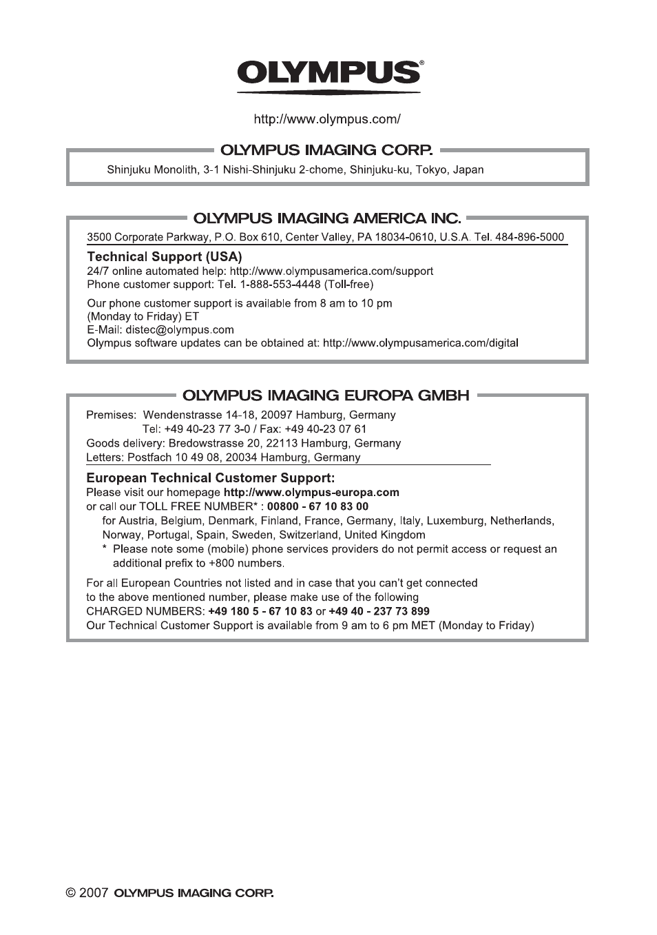 Olympus µ 790 SW User Manual | Page 80 / 80