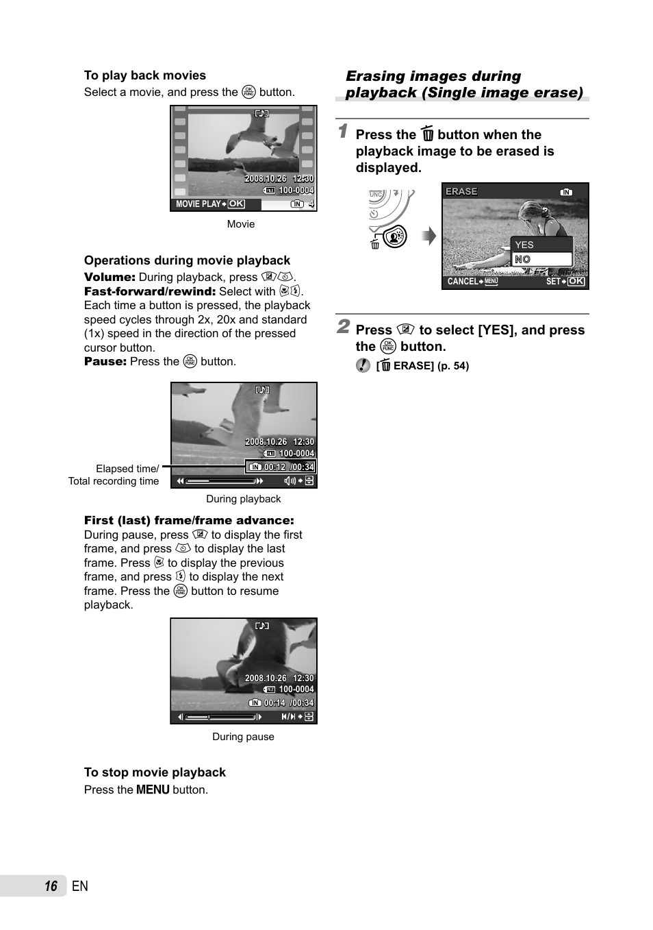 1 en | Olympus SP-565 UZ User Manual | Page 16 / 92