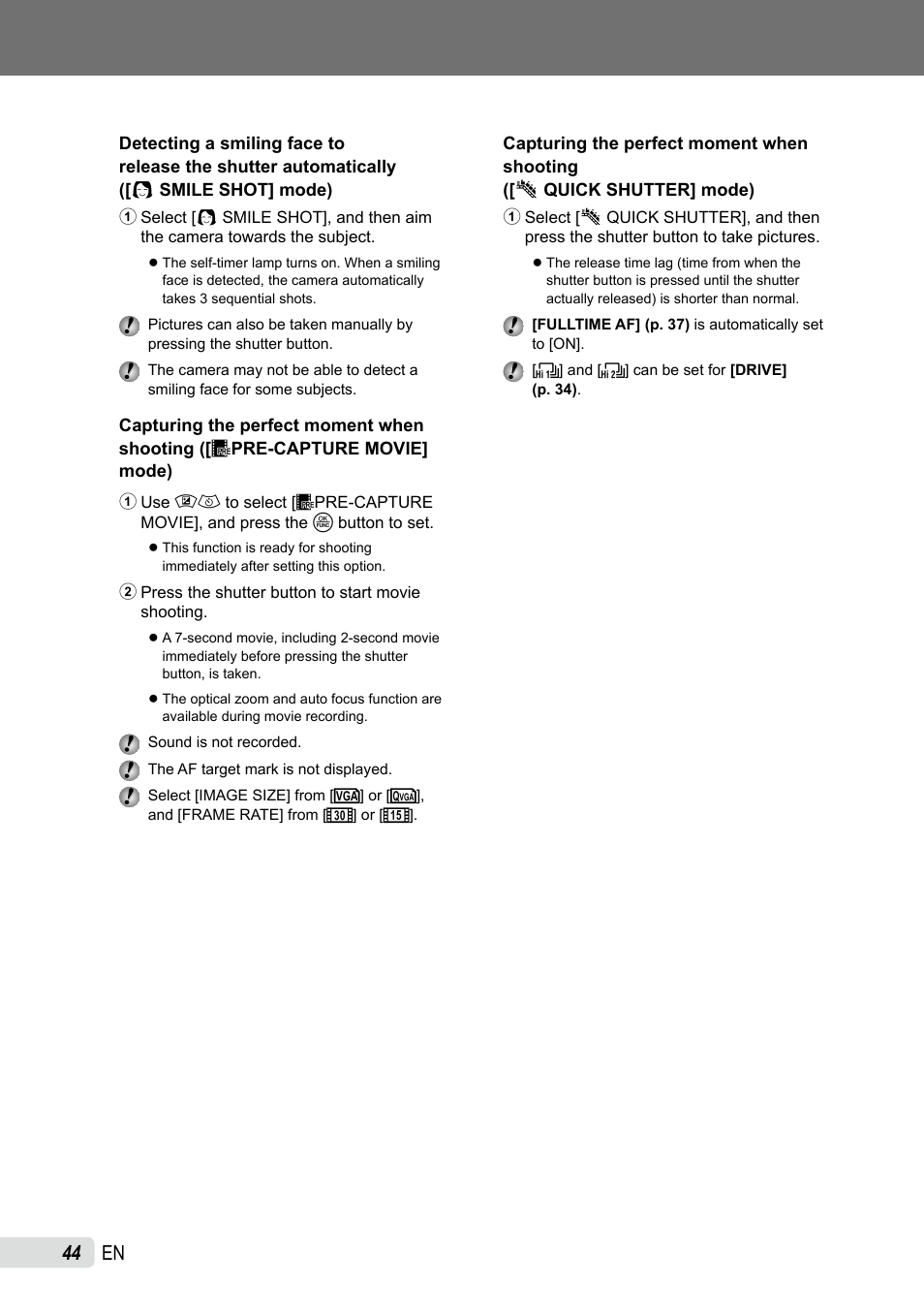 Olympus SP-565 UZ User Manual | Page 44 / 92