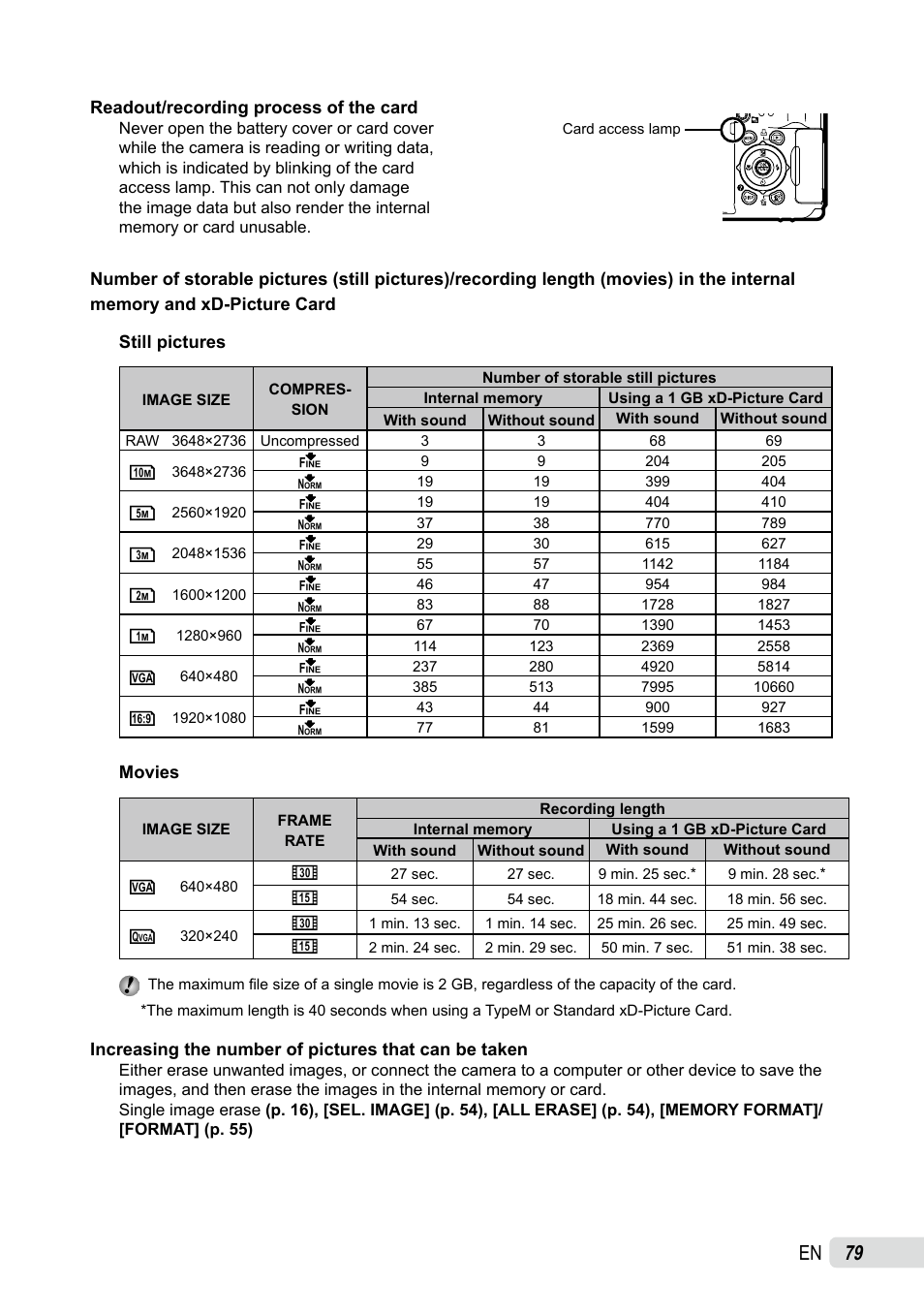 Olympus SP-565 UZ User Manual | Page 79 / 92