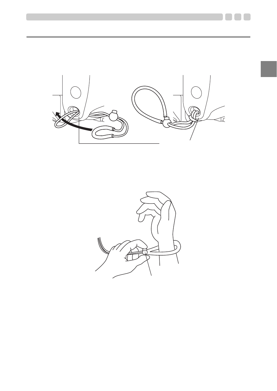 Using the accesories, Install the strap, En using the accesories | Olympus PT 048 User Manual | Page 11 / 31