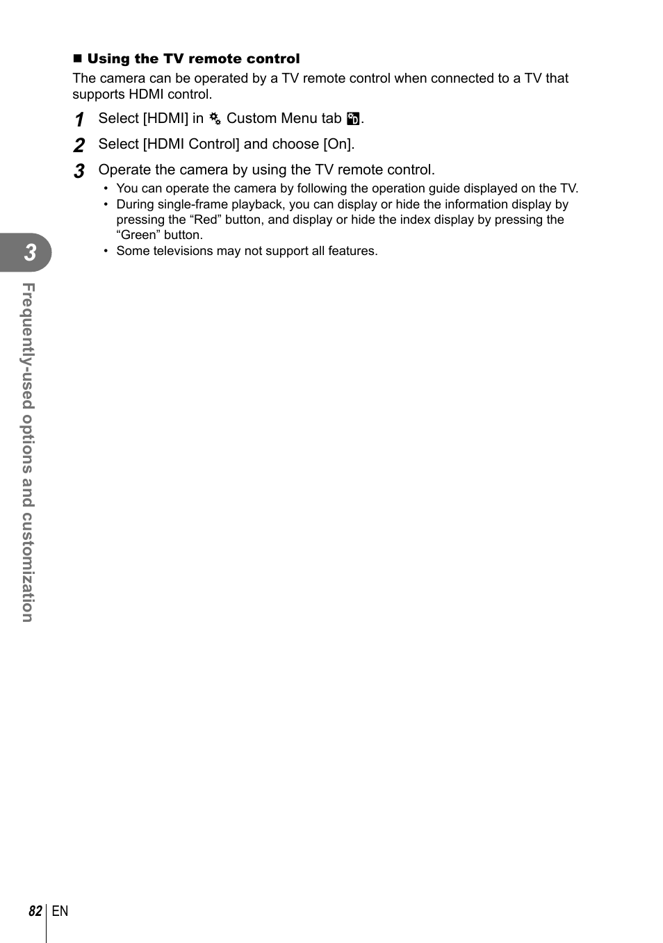 Olympus EPL5 User Manual | Page 82 / 133