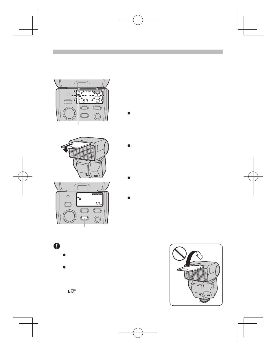 Using the wide panel | Olympus FL-36R User Manual | Page 24 / 56