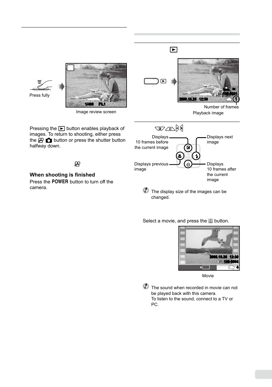 Viewing images, 1 en | Olympus FE-360 User Manual | Page 15 / 58