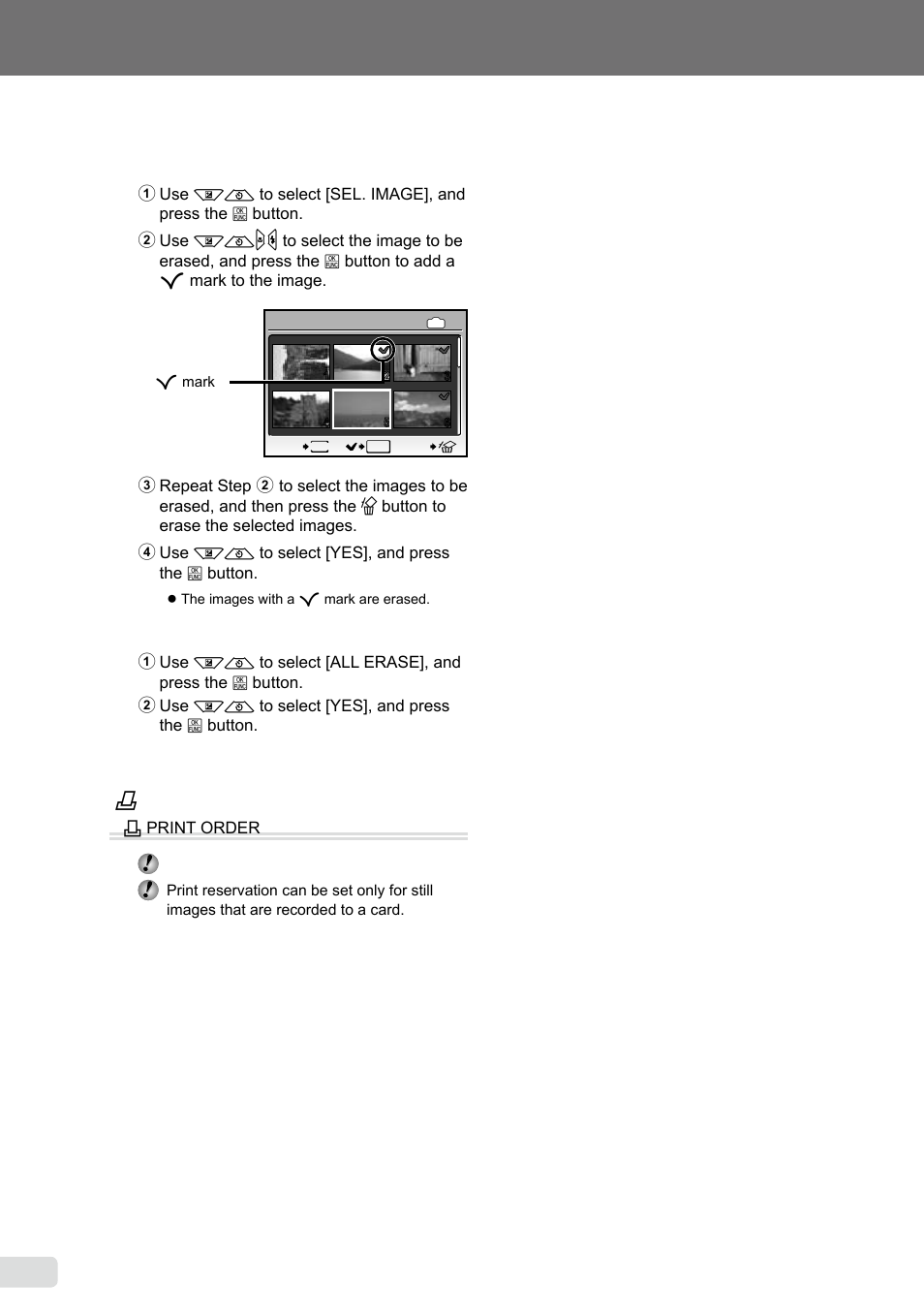 Saving print settings to the image data, 0 en | Olympus FE-360 User Manual | Page 30 / 58