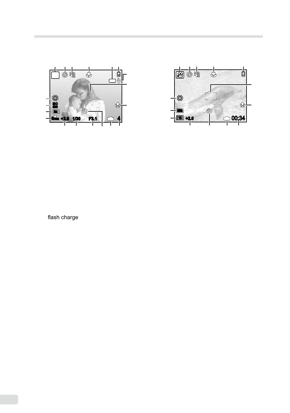 Monitor | Olympus FE-360 User Manual | Page 8 / 58